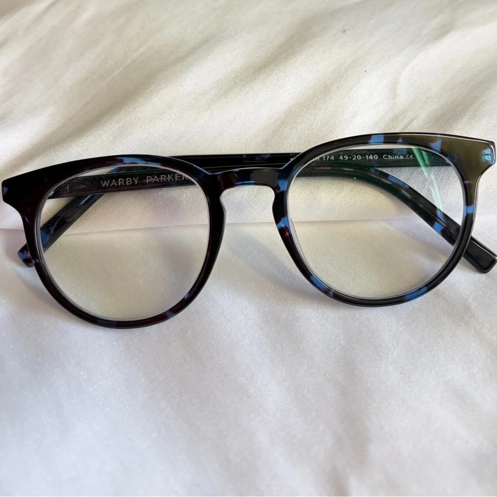 Warby Parker Sadie Riverbed Tortoise Blue Men’s or Women's Glasses Frames